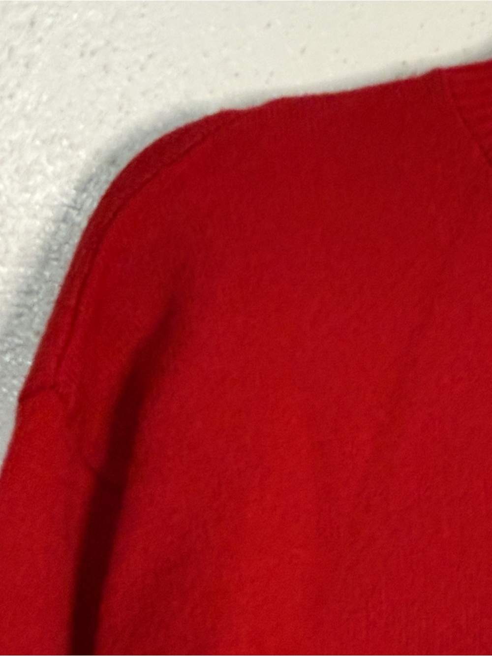 Olive + Oak Red Crewneck Women's Sweater - Classic Knit. Sz M. - Picture 3 of 6